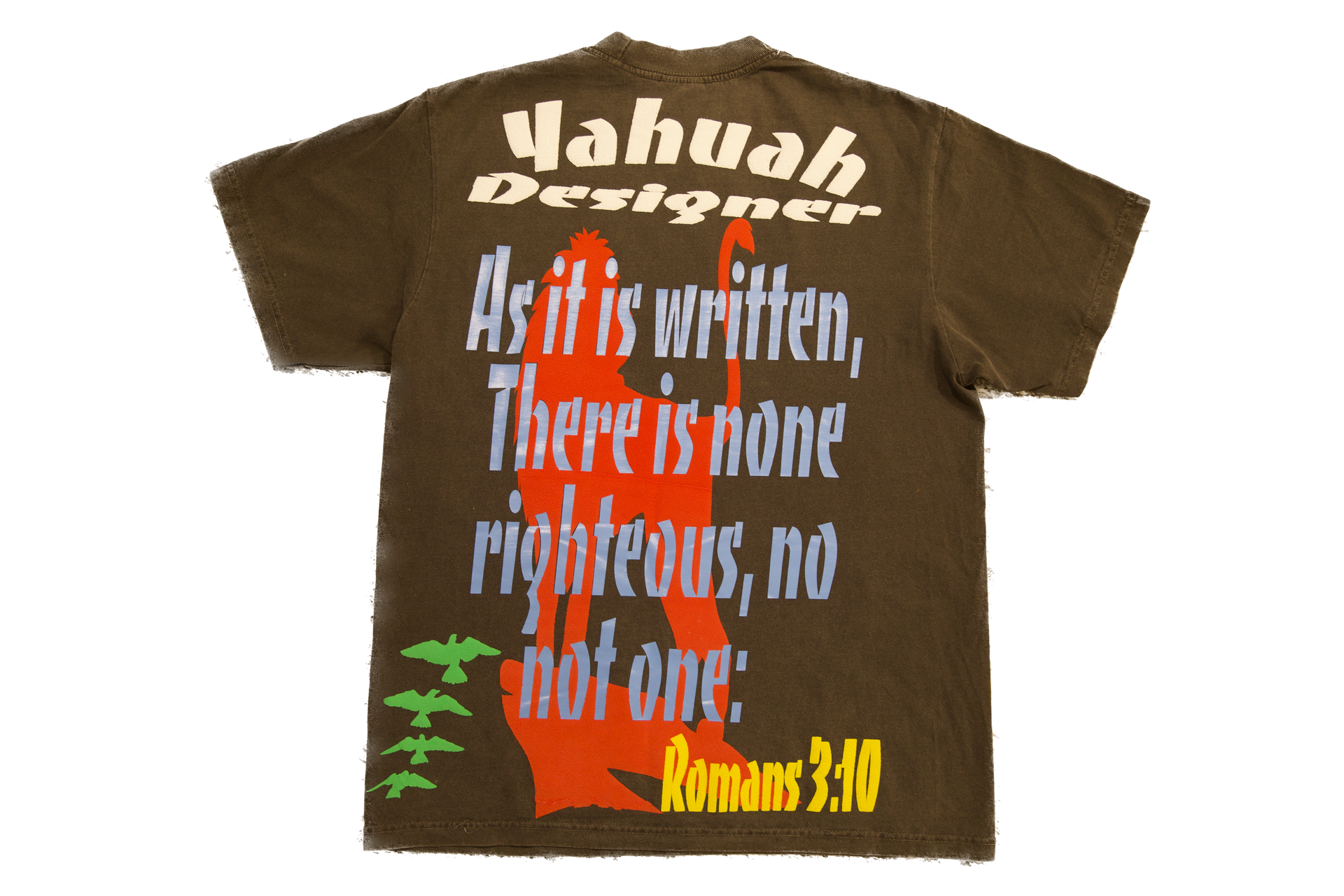Yahuah Designer "The Righteous One" T-Shirt