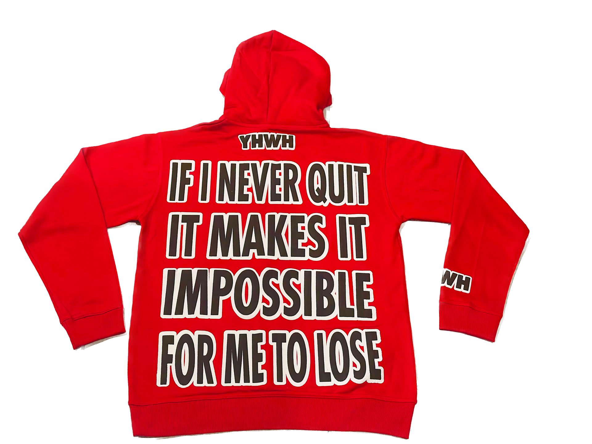 Never Quit Red Hoodie